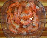 A picture of step 1 of Mike's Spicy Garlic Shrimp & Scallop Asian Stir Fry Over.Rice.