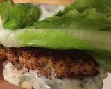 A picture of step 8 of Low fat Greek turkey burgers.