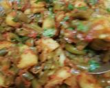 A picture of step 5 of Beans Aloo.