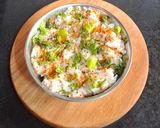 A picture of step 3 of Curd Rice.