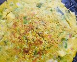 A picture of step 2 of Sweet potatoes omelette.