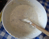 Foto del paso 1 de la receta: Salsa de pepino y mayonesa con sirope, semillas de sésamo y arañuela
