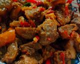 Foto langkah ke 4 dari resep Oseng Daging Sapi Pedas...