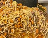 A picture of step 3 of Fideo Loco (crazy pasta).