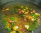 A picture of step 2 of Hot Garlic Vegetable Soup.