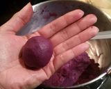 A picture of step 2 of Thousand Layers Yam.