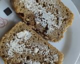 Foto del paso 2 de la receta: Sándwich🥯hawaiano🥓en pan de plátano🍞🥯🍍