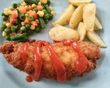Foto langkah ke 7 dari resep Chiken Cordon Bleu isi kornet Beef.
