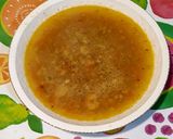 Foto del paso 4 de la receta Sopa de coliflor, zanahoria, garbanzos de soja blanca y gambas