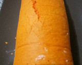 Foto del paso 11 de la receta: Brazo salado relleno de queso philadelphia con gambas