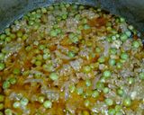 A picture of step 8 of Qeema Matar.