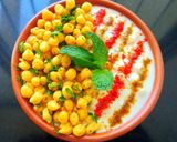 A picture of step 5 of Boondi raita.