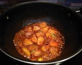A picture of step 8 of Besan Curry.