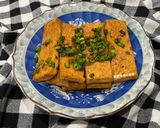 A picture of step 9 of Soy-Braised Scallion Tofu.