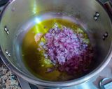 Foto del paso 6 de la receta Garbanzos y langostinos con reducción de las cabezas