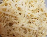 A picture of step 3 of My Nice Light Mozzarella pasta &sprinkled Parmesan Cheese grated.