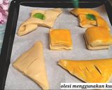 Foto langkah ke 9 dari resep Adonan puff pastry tanpa kulkas dan tanpa telur.
