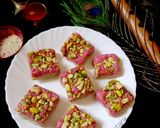 A picture of step 8 of Makhana cashew Burfi in few minutes - Rakshabandhan special.