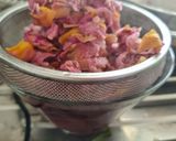 A picture of step 2 of Rose infused water.