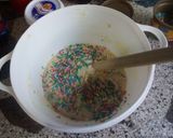 Foto del paso 5 de la receta: Budín multicolor