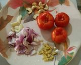 A picture of step 1 of Motor paneer greavy masala.