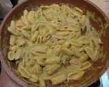 Foto del passaggio 5 della ricetta Gnocchetti sardi con Asparagi, Philadelphia e Pancetta Dolce