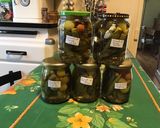 Une image de l'étape 11 de Conserves de piments verts aux tomates, ail et herbes aromatiques.