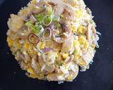 Foto del paso 9 de la receta: Arroz frito con pollo y champignones