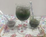 A picture of step 7 of Chia seeds mint lemon drink.