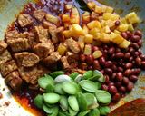 Gambar langkah 3 resipi Sambal Tempe Petai.