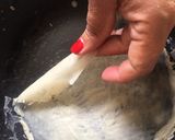 A picture of step 7 of Brick Dough (for making fried spring rolls).