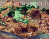 A picture of step 4 of Beef achar gosht.