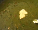 A picture of step 4 of Sarson ka Saag And Makkai Roti.