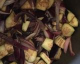A picture of step 2 of Onion, aubergine and tomato bake recipe.