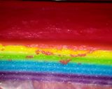 Foto langkah ke 5 dari resep Lapis Beras Rainbow.