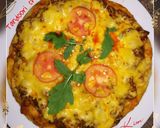 A picture of step 6 of Tandoori chicken pizza 🍕and steak and mushroom pizza 🍕.