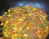A picture of step 5 of Schezwan Pepper Fried Rice.