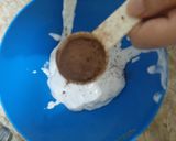 A picture of step 5 of Chocolate cake in frying pan.