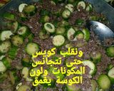 صورة لخطوة 4 من وصفة كوسة باللحمة المفرومة جميلة جداً فى الدايت
