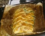 Foto del paso 6 de la receta Trenza de hojaldre con espinacas🍃, bechamel, y queso de cabra🐐