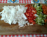 Foto del paso 4 de la receta: Berenjenas con jamón, lomo de cerdo con verduras y Bechamel