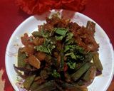 A picture of step 5 of Lady finger do pyaaza.