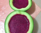 Foto langkah ke 3 dari resep Melon Puding Naga.