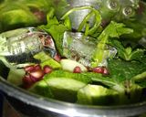 A picture of step 1 of Glowy green smoothie.