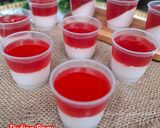 Foto langkah ke 5 dari resep Red and White Sago Pudding (Puding Sagu Merah Putih).
