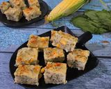 A picture of step 6 of Corn Palak Semolina Dhokla.