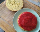 Une image de l'étape 4 de Gâteau pistache fraise.