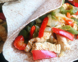 Foto del paso 4 de la receta: Fajitas de pavo fit (sin aceite)