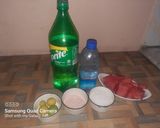 A picture of step 1 of Watermelon slush.