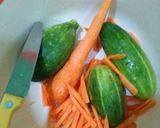 Foto langkah ke 1 dari resep Acar timun + wortel.